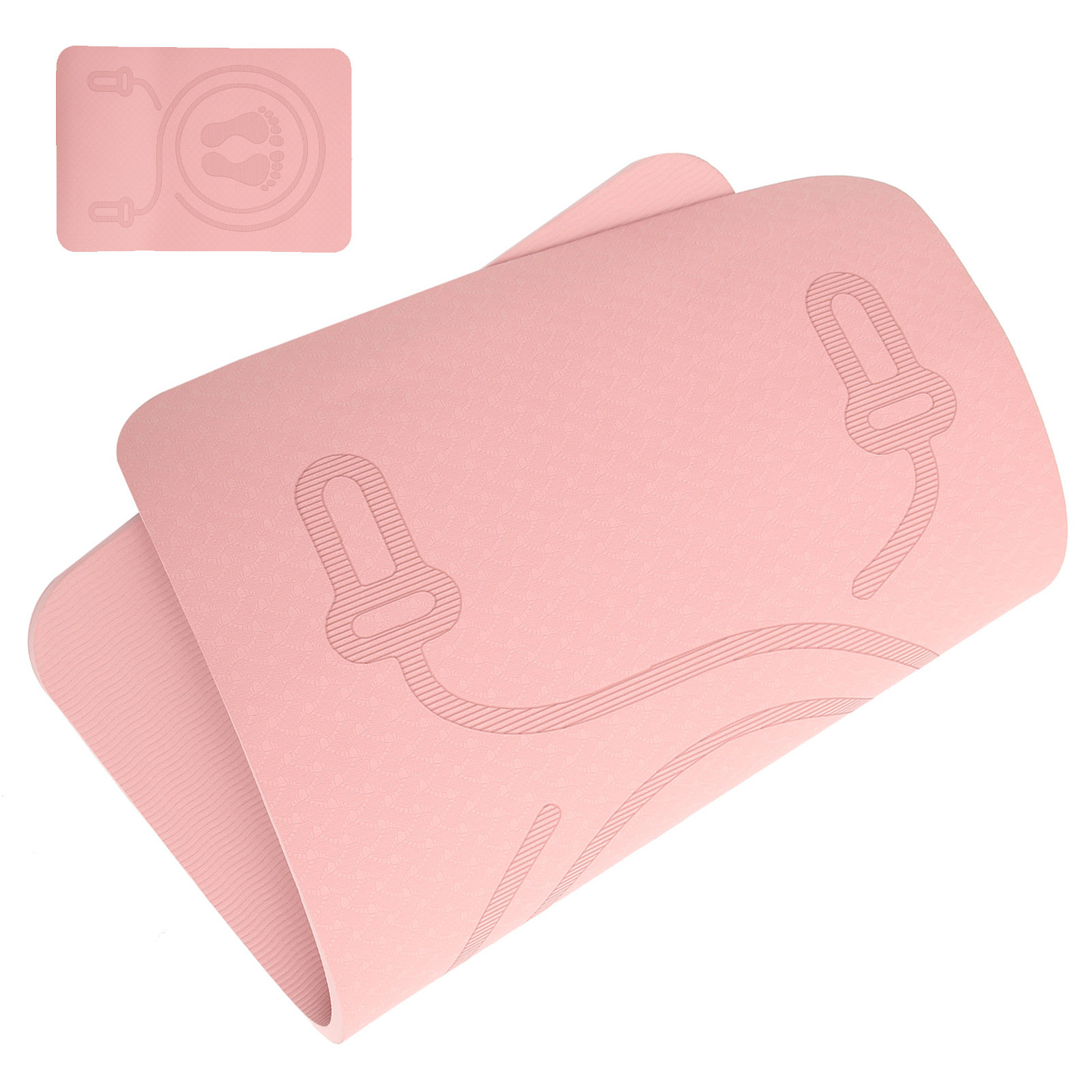 Pilates Yoga Mat Thickness - Comfortabele antislip springtouwmat, premium, geurloos, dikke