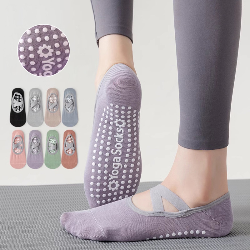 Pilates Yoga Towel - Ademende Handdoek Bodem Yoga Sokken Vrouwen