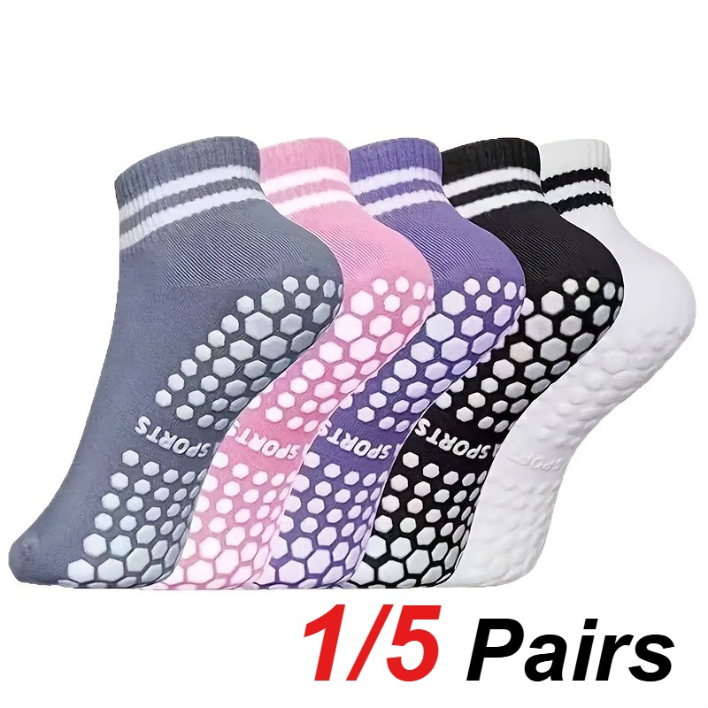 Pilates & Yoga Training Center - 1/5 paar siliconen antislip pilates yogasokken