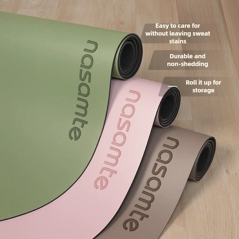Pilates Yoga Mat Thickness - Antislip yogamatten Puur gekleurd rubber -