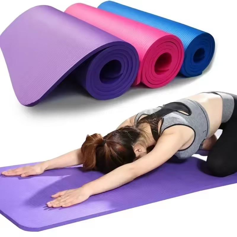 Pilates Yoga Mat Thickness - 1CM Dikke Yogamat Antislip Sport Fitnessmat