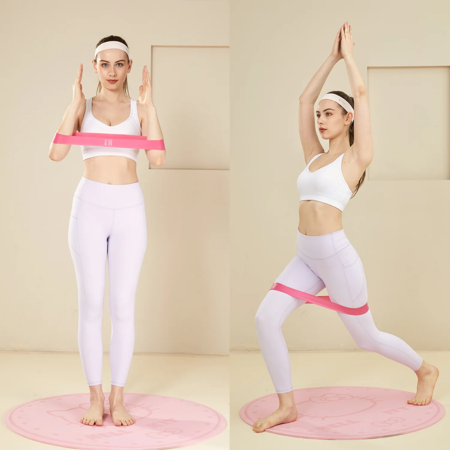 Elastische fitnessweerstandsba - Pilates And Yoga Difference recensie en prijs