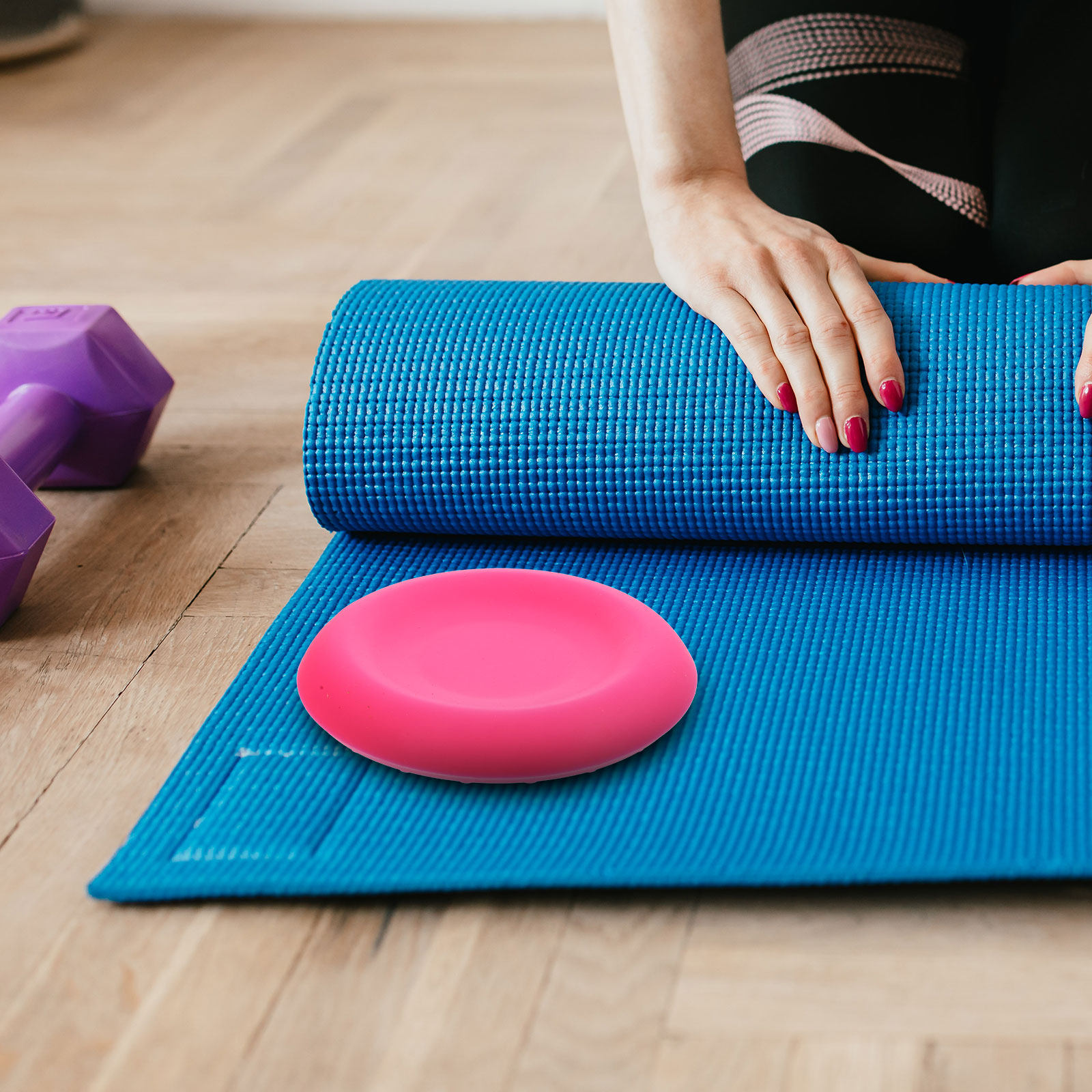Elegante ronde yogamat met hog - Pilates Yoga Joint recensie en prijs
