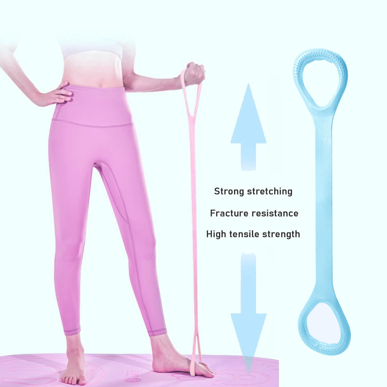 8 Fitness Resistance Bands voo - Pilates Yoga Core recensie en prijs