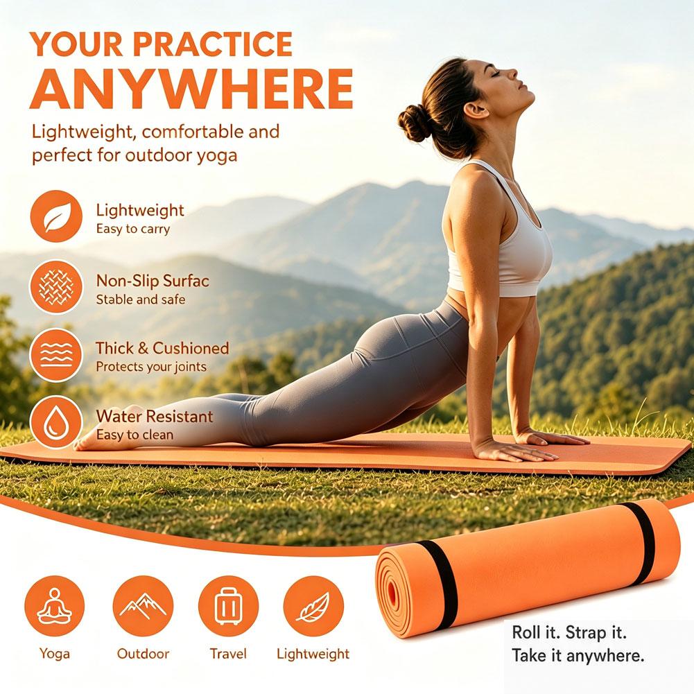 1/2 Stuks Dikke Yoga Mat Anti- - Pilates Yoga Mat Thickness recensie en prijs