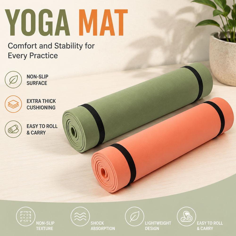 1/2 Stuks Dikke Yoga Mat Anti- - Pilates Yoga Mat Thickness recensie en prijs