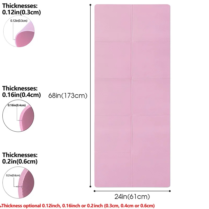 4 mm dikke, antislip yogamat,  - Pilates Yoga Mat Thickness recensie en prijs