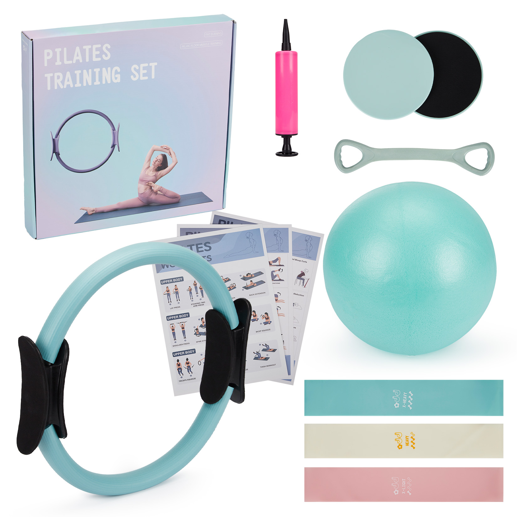 Pilates trainingsset, 6-in-1 p - Pilates Yoga Core recensie en prijs