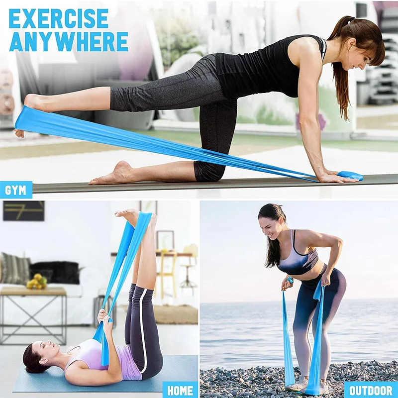 Elastische Yoga Fitness Bands  - Pilates Yoga Core recensie en prijs